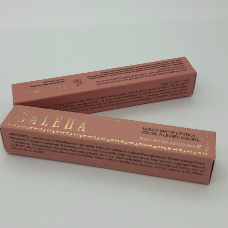 Custom Lipstick Packaging Gold Foil min